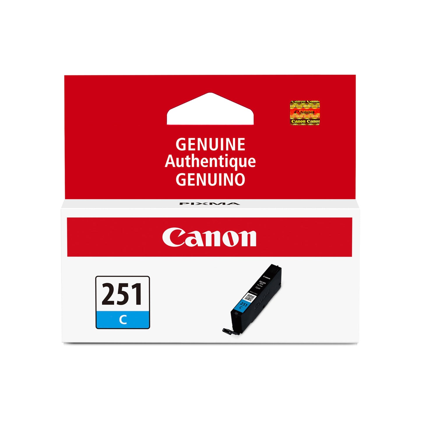 Canon CLI-251 Genuine Cyan Ink Tank, Compatible with MG6320, IP7220 & MG5420, MX922, MG5520, MG6420, MG7120, iX6820, iP8720, MG7520, MG6620,