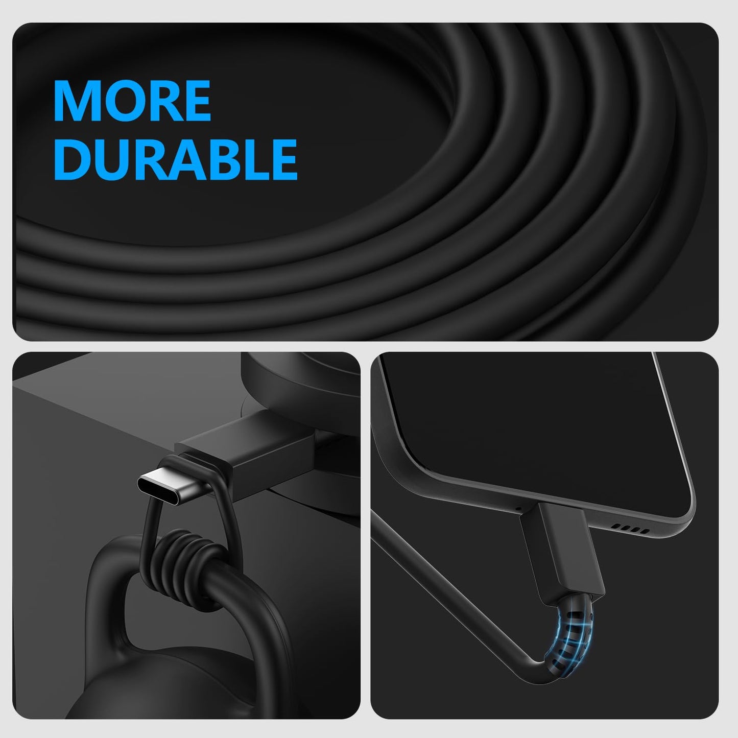 FGUIME Type C Super Fast Charger 10FT for Samsung s24 s23 s22 s21, PD 25W USB C Wall Charge Fast Charging Block with USB C to C Cable for Samsung