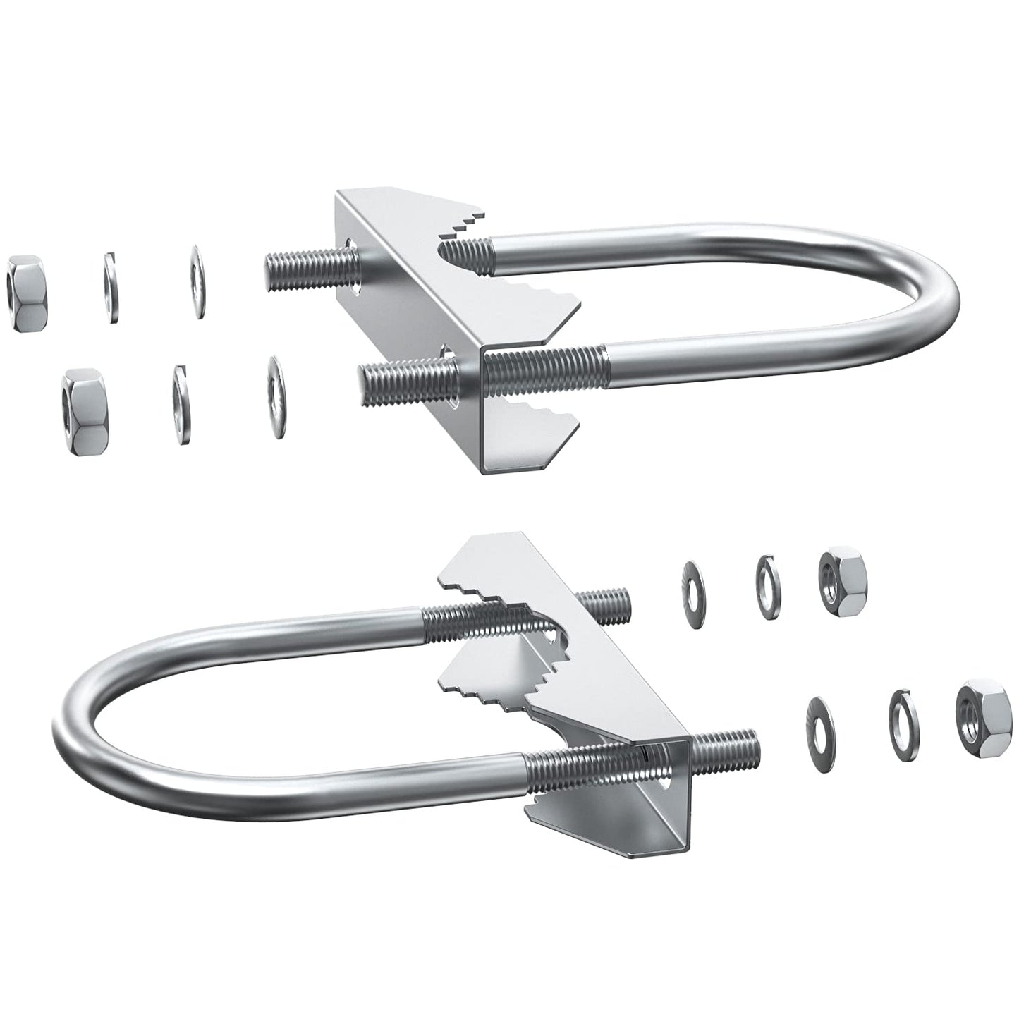 Helium Antenna Mount for Pole Mounting Fixed U-Bolt Clamp Hardware Bracket Outdoor Roof Lora Hotspot Mining RAK Bobcat Nebra Sensecap Synchrobit MNTD