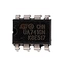 BOJACK UA741General Purpose High Gain Operational Amplifier UA741CN Single Op Amp DIP-8 (Pack of 20)