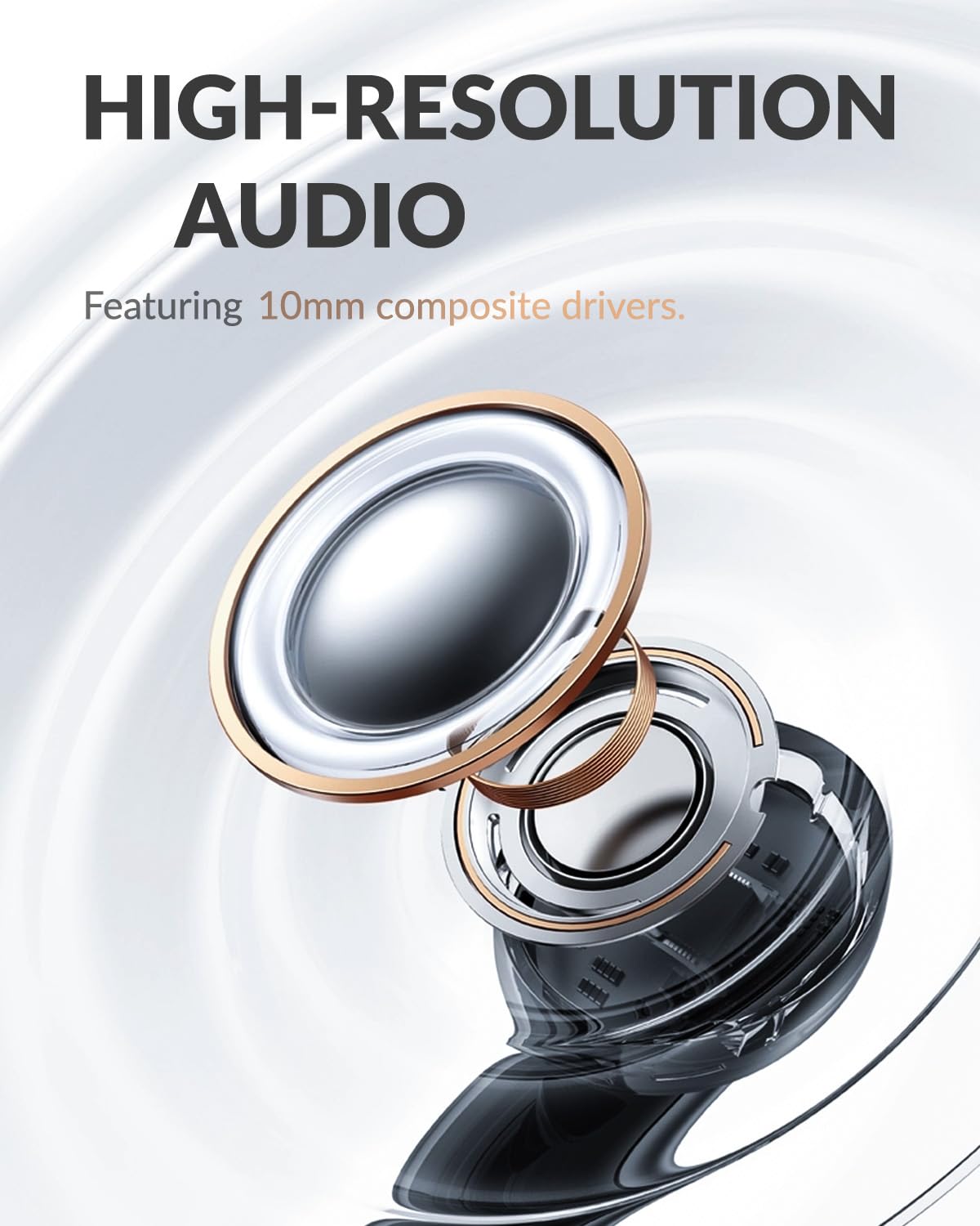 TONEMAY M4 Wireless Earbuds Bluetooth 6.0, HiFi Stereo Sound with ANC Noise Cancelling Earphones, 30H Playtime in-Ear Headphones,4Mics for Clear…