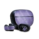 Glossy Glitter Skin Compatible with Bose Ultra Open Earbuds - Purple Airbrush - Premium 3M Vinyl Protective Wrap Decal Cover - Easy to Apply…