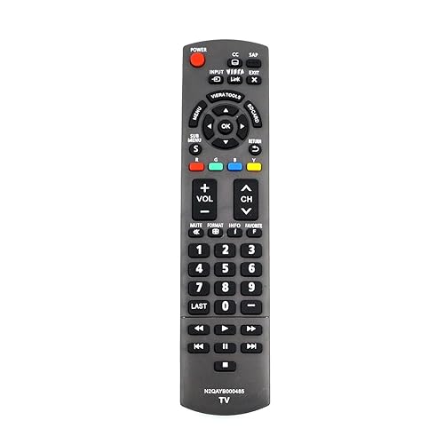 N2QAYB000485 Replaced Remote fit for Panasonic TV TC-L37U22 TC-L37X2 TC-L42D2 TC-L42U22 TC-L42U25 TC-P42C2 TC-P42S2 TC-P42U2 TC-P46C2 TC-P46S2