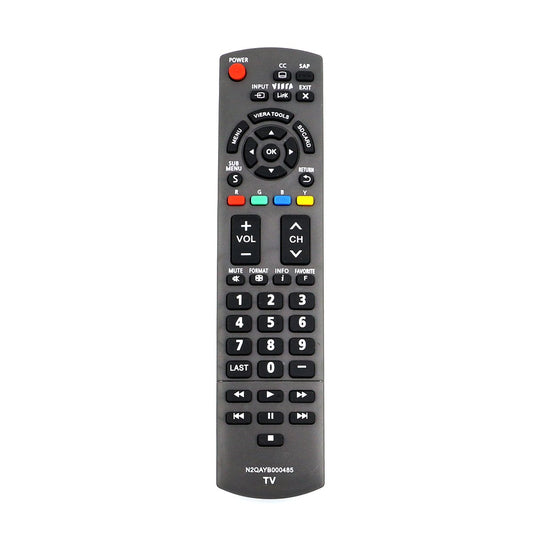 N2QAYB000485 Replaced Remote fit for Panasonic TV TC-L37U22 TC-L37X2 TC-L42D2 TC-L42U22 TC-L42U25 TC-P42C2 TC-P42S2 TC-P42U2 TC-P46C2 TC-P46S2