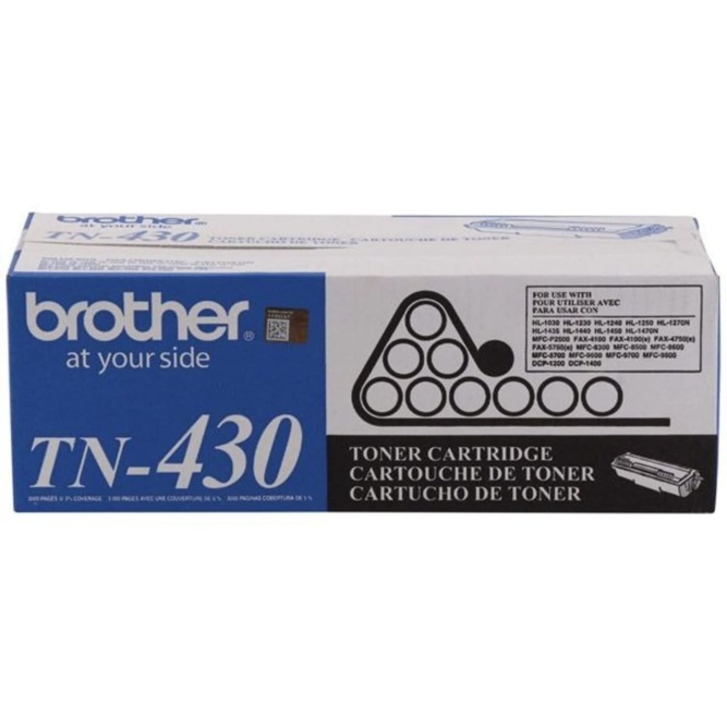 Brother Genuine TN430 Mono Laser Toner Cartridge , black