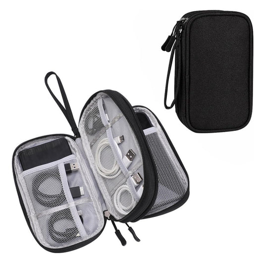 Omnpak Electronics Organizer Travel Case, Tech Accessories Storage Case Portable Carrying Organizer Pouch Bag for Cable, Charger,Power Bank