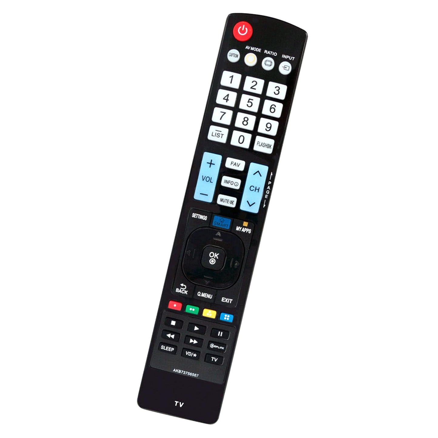 AKB73756567 Replace Remote fit for LG LED Smart TV 32LB5800 32LB580B 39LB5800 40UB8000 42LB5800 47LB5800 47LB6100 49UB8200 50LB6100 55LB5800 55LB6100
