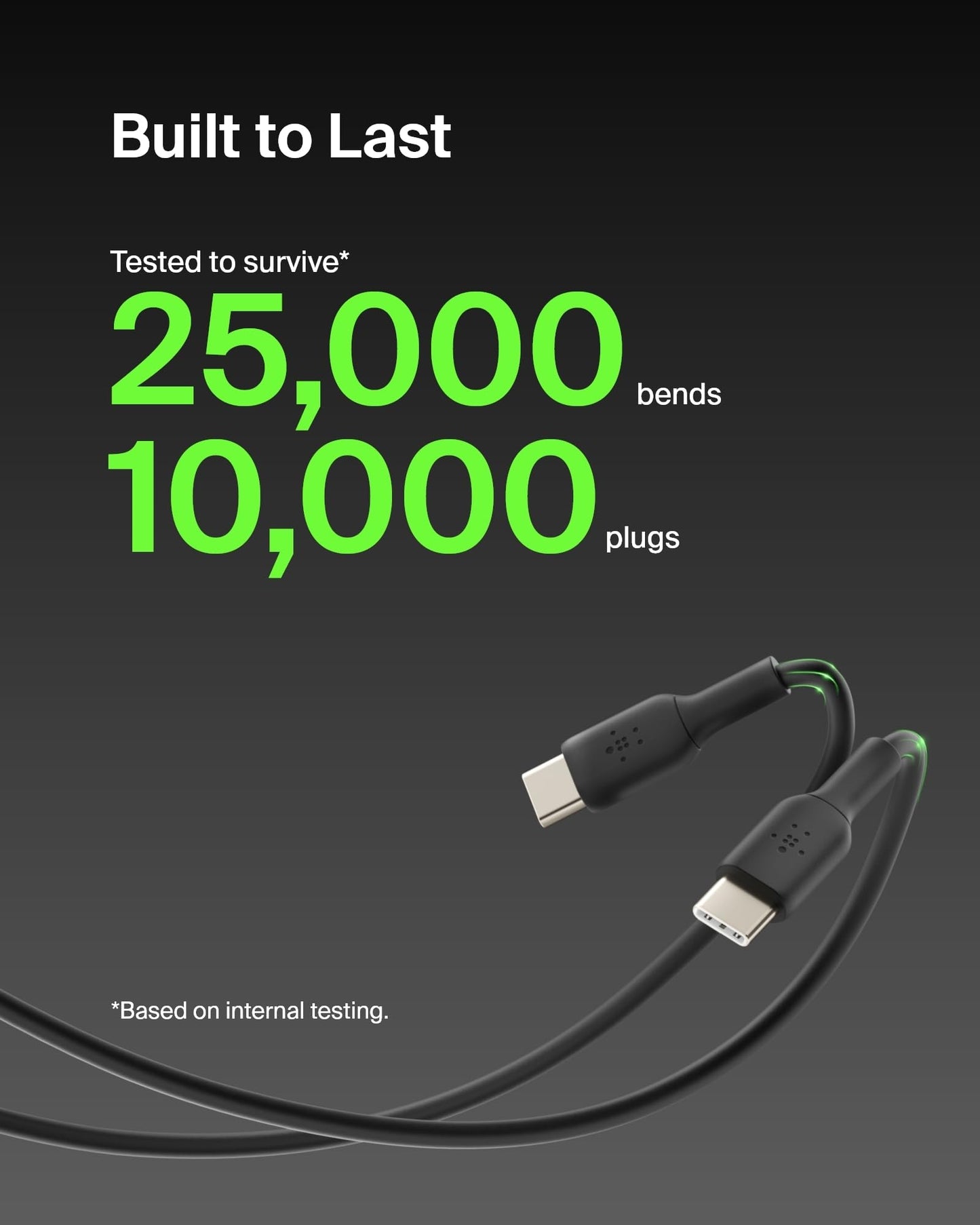 Belkin BoostCharge USB-C to USB-C Cable (1M/3.3ft) for iPhone 17, iPhone 17 Pro, Samsung Galaxy S25, S24, Pixel 10 & 9, iPad Pro, Nintendo Switch 2