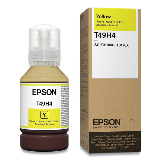 Epson T49H Ink Bottle - Yellow (140ml),Model Number: T49H400