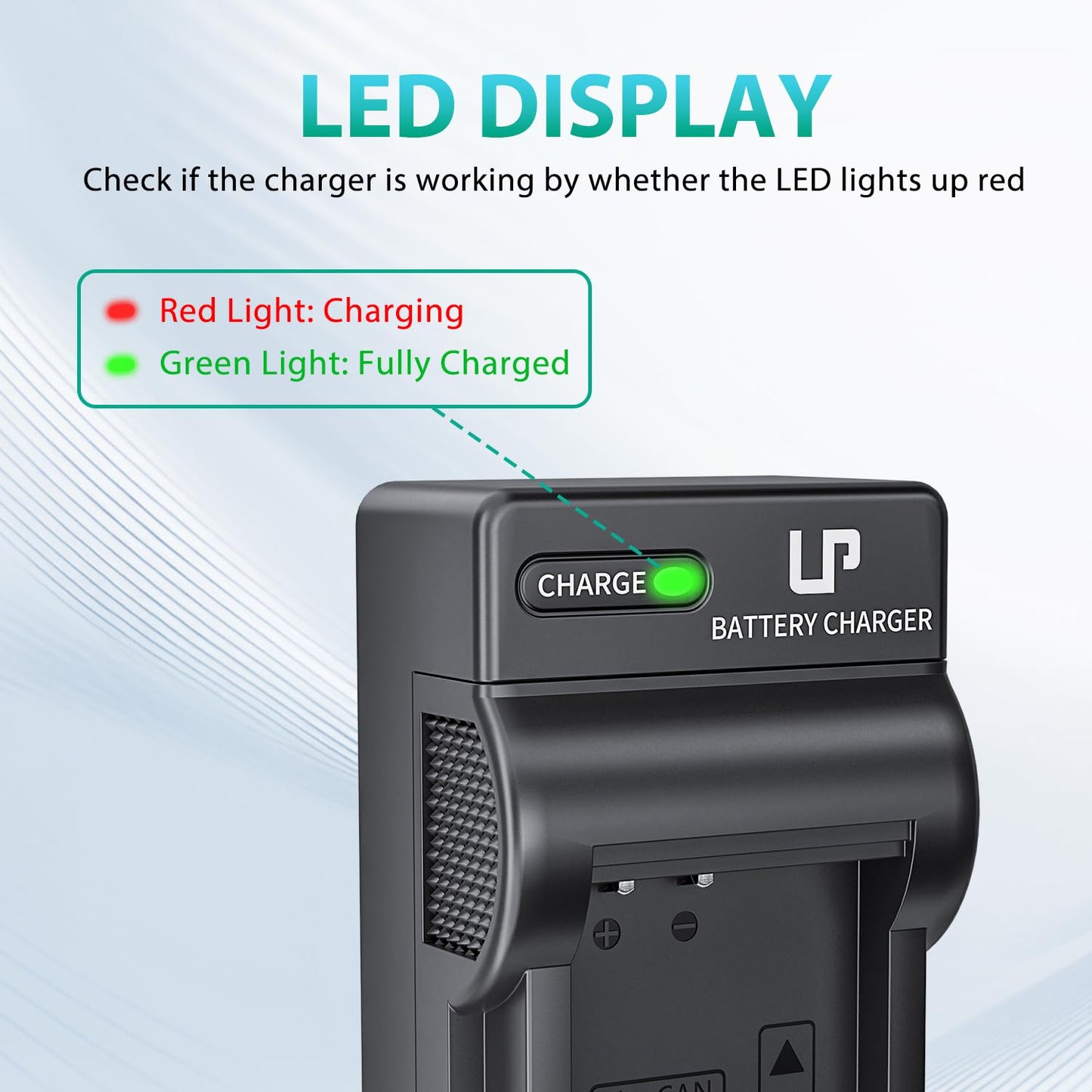 LP LP-E17 Battery Charger, Charger Compatible with Canon EOS Rebel T7i, T6i, T6s, SL3, SL2, 77D, 9000D, 8000D, 800D, 760D, 750D, 200D, M6, M5, M3
