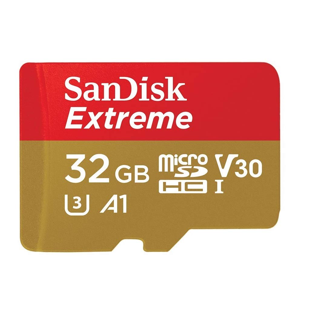 SanDisk Extreme U3 V30 A1 32GB microSDHC DJI Drones Works with Avata and Goggles 2 (SDSQXAF-032G-GN6MN) Class 10 Bundle with 1 Everything But