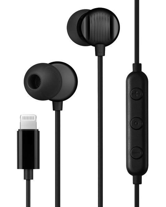PALOVUE Lightning Headphones Earbuds Earphones with Microphone Controller MFi Certified Noise Isolation Compatible iPhone 14 13 12 11 Pro Max iPhone…