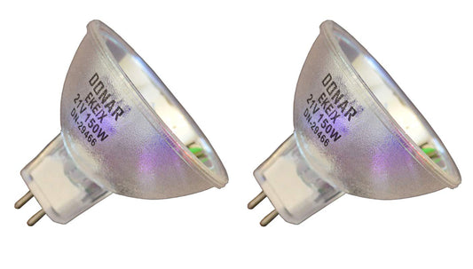 Donar 2pcs EKE/X 21V 150W Bulb for Dolan Jenner Fiber-Lite 176, 180 High Intensity Illuminator, 180 Light Source 181 181-1 360-1 RL A-241 A-242 MI-150