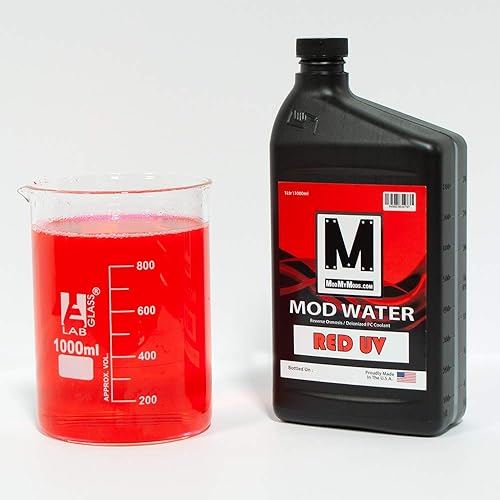 ModMyMods ModWater PC Coolant- Red UV – 1 Liter (MOD-0277)