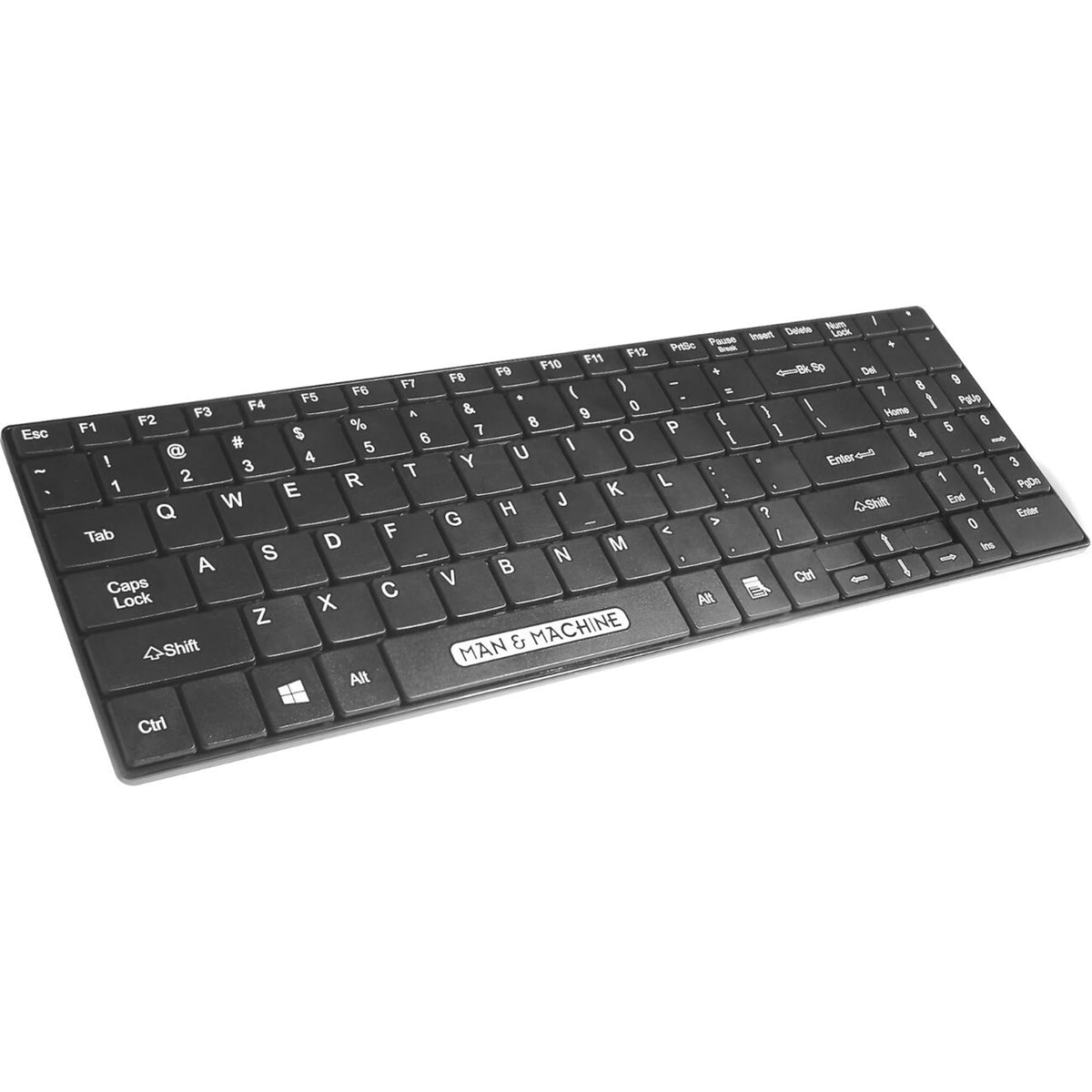 Man & Machine Its Cool Keyboard, Washable- Black