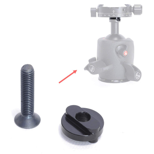 iShoot Arca and Manfrotto Compatible Converter Adapter, for Arca-Swiss Quick Release Panning Clamp to Manfrotto MH490 / 492/494 / 496/498, MH054