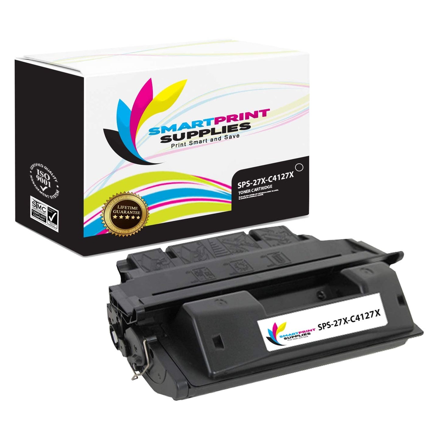 Smart Print Supplies Compatible 27X C4127X Black High Yield Toner Cartridge Replacement for HP Laserjet 4000 4050 Printers (10,000 Pages)