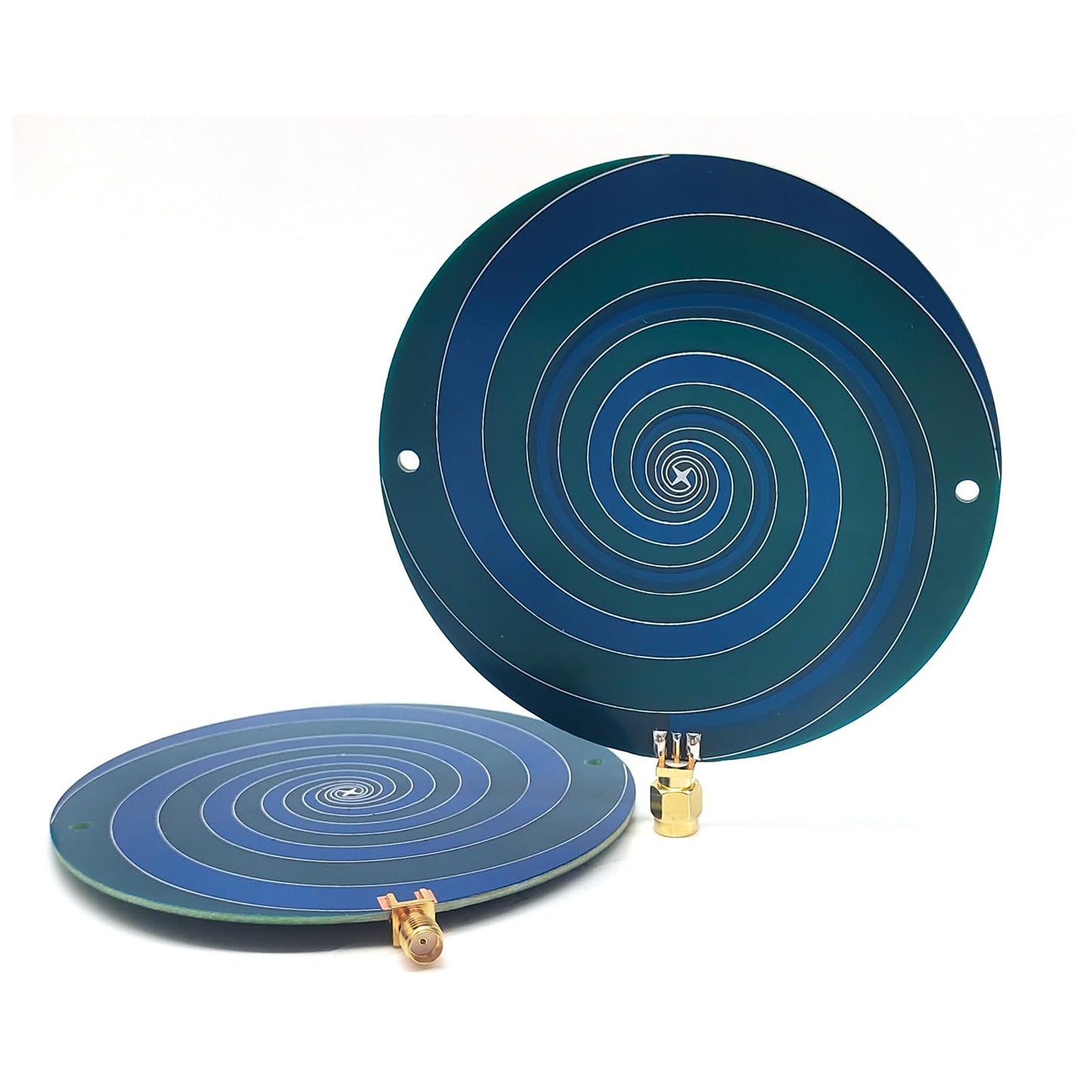 Left/Right Rotating Circularly Polarized Ultra Wideband UWB AntennaWireless Location Ranging PCB Omnidirectional Flat Panel Antenna 1GHz~10GHz RX/TX