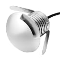 CNBRIGHTER LED In-Ground Well Light,3W,12V-24V DC,IP67 Waterproof Aluminum,Directional Horizontally Outdoor Landscape Lightings,Side View Beam,Warm