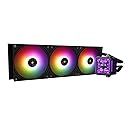 Thermalrlght FW PRO 360 ARGB Black CPU Water Cooler,3 PWM Fans Water Cooling System with 2000PRM,for AM4/AM5&Intel LGA1851/1700, Magnetic Detachable