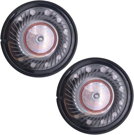 40mm Speaker Driver, 2 Pcs Headphone Speaker Units 32ohm for Logitech G733 G933 G633 G533 G433 G430 G233, Technics EAH-DJ1200, Major Monitor Mid 1 2 3