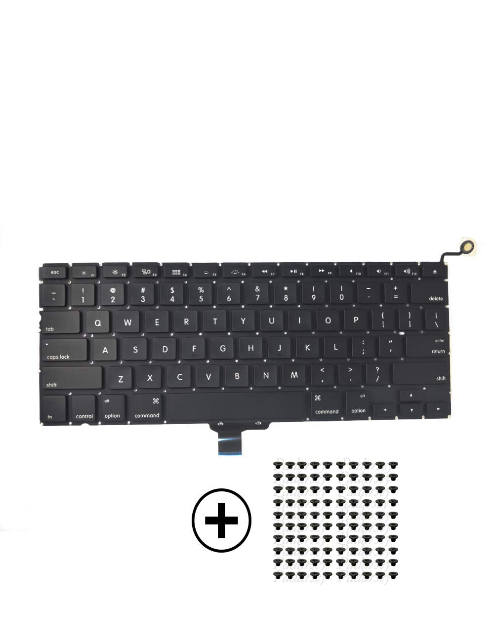 Padarsey New Laptop Replacement Keyboard Compatible for MacBook Pro 13-inch A1278 2008 2009 2010 2011 2012 2013 2014 2015 Year with 80Pce Keyboard