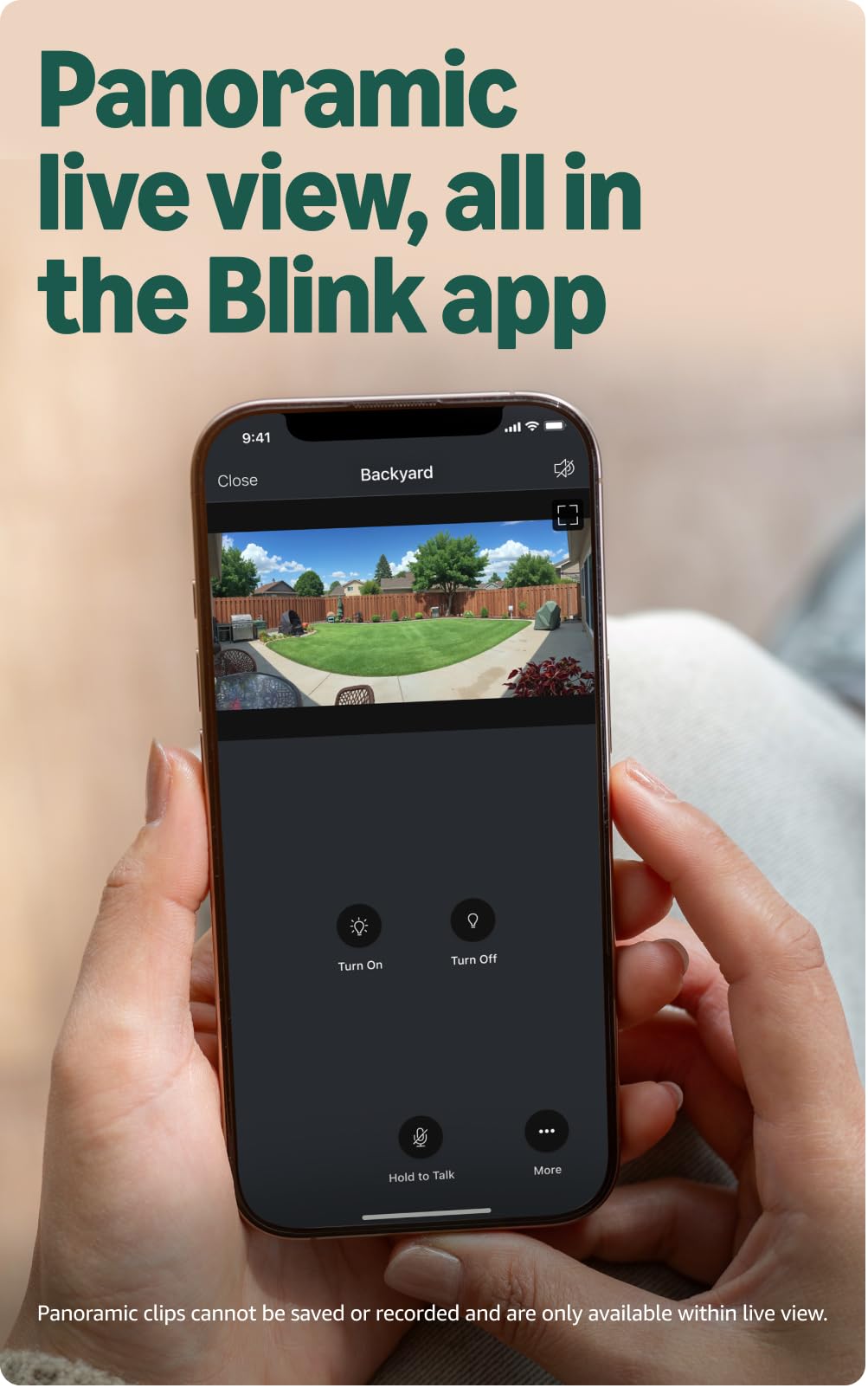 Blink Arc - Plug-in Panoramic Vision [Plus Subscription required], 180° dual-camera mount for Mini 2K+ and Mini 2 (sold separately) - Mount Accessory