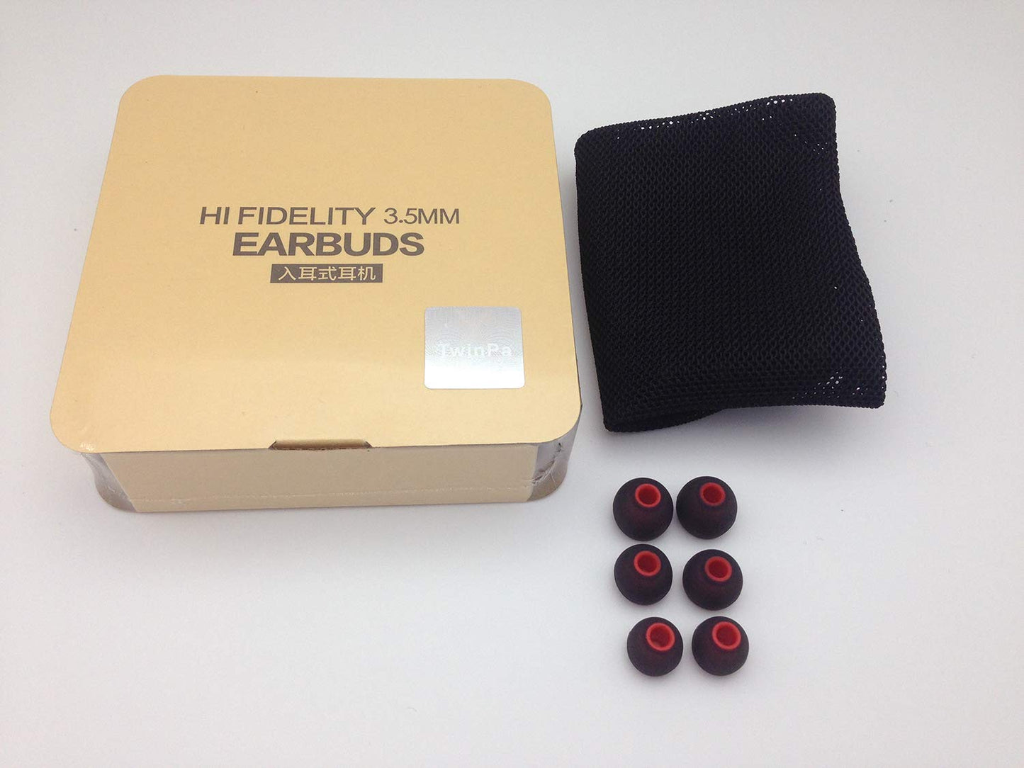 Wired Earbuds in-Ear Stereo Earphones with Microphone 1-Button Control Ear Buds Premium Sound Noise Isolating Headphones with 3.5mm Audio Output…