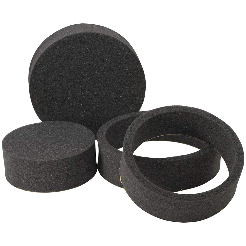 Road Kill RKFR5 Fast Rings 5.25" 3-Piece Foam Speaker Enhancer Kit - Black