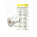 10 Pack Mini LED Spot Light Patio Waterproof IP651W12V Warm White 3000K Under Cabinet Cutout 15mm Recessed Downlights Indoor Sauna Stairs Step