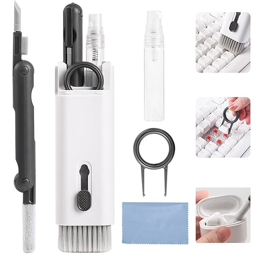 7 in 1 Electronic Cleaner kit, Cleaning Kit for Monitor Keyboard Airpods MacBook iPad iPhone iPod, Screen Dust Brush Including Soft Sweep, Swipe