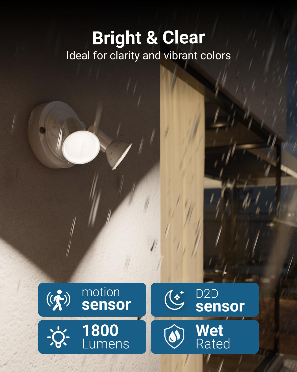Sunco 2 Pack PAR38 LED Flood Light Bulb, Dusk to Dawn, Motion Sensor, E26