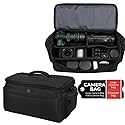eCost Acuvar Professional Well Padded Extra Large Water-Resistant Gadget Bag Case Compatible with Canon, Sony, Nikon,Pentax, JVC,Olympus Panasonic