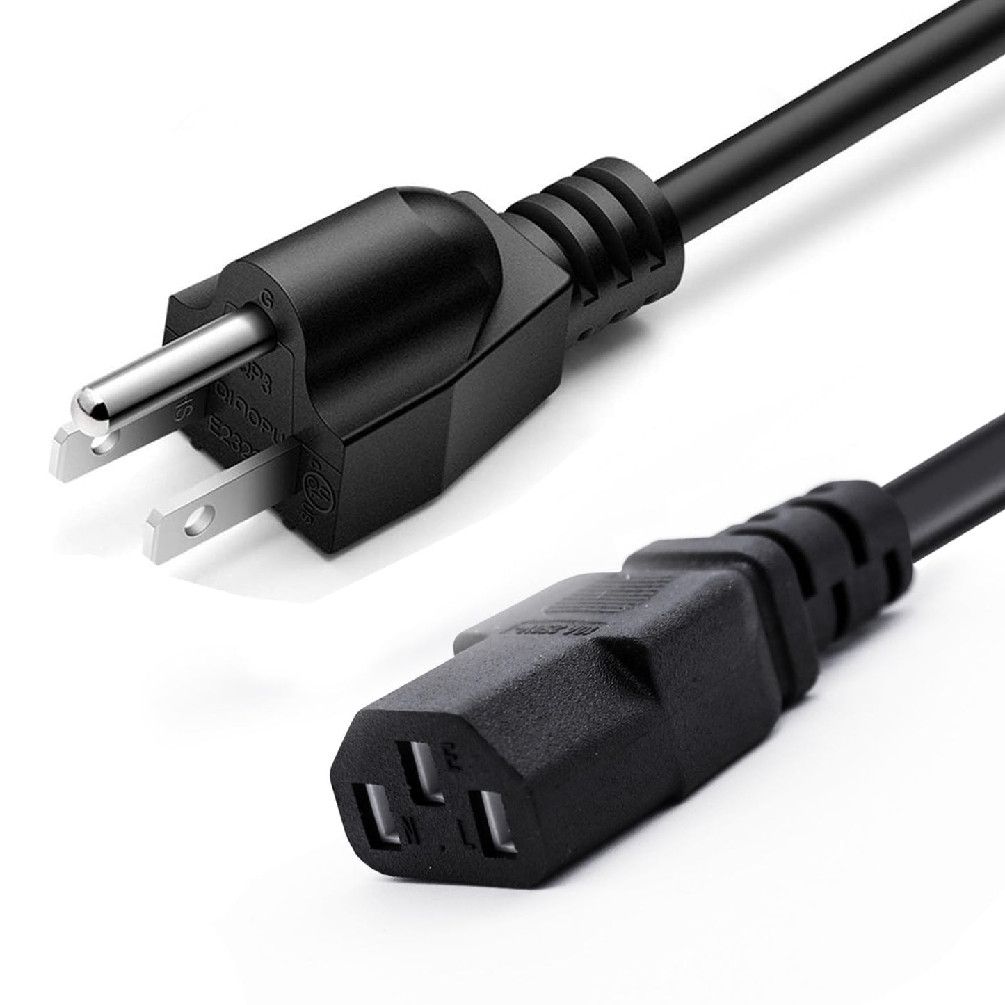 Universal 3 Prong AC Power Cord Replacement for Horizon Fitness Treadmills Ellipticals, Superfit, BowFlex, Sole,Goplus 2 in 1 Folding Treadmill