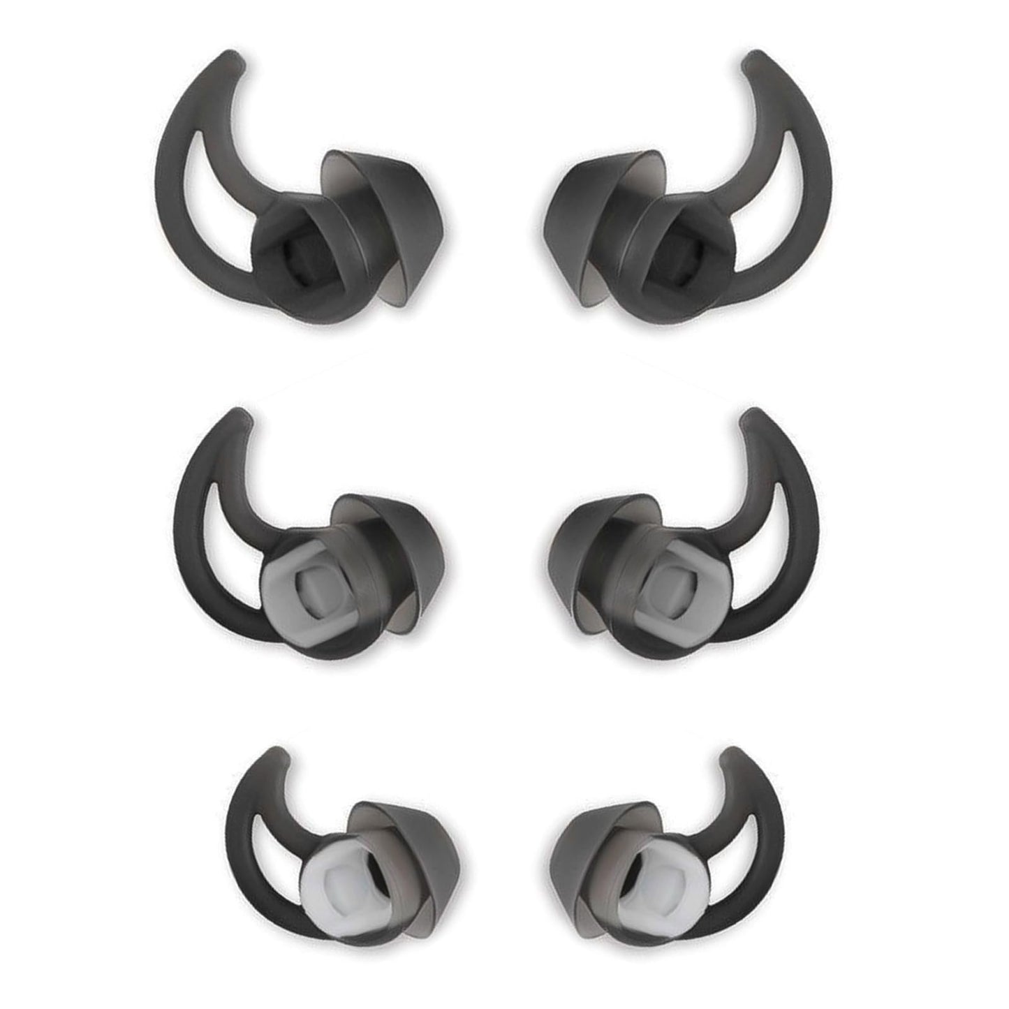 MMYQXI Silicone Replacement Earbud Tips Earbud Covers Compatible with Bose QC20 QC20i SoundSport SIE2i IE2 IE3 Headphone Earbud Rubber Tips Ear Tips…
