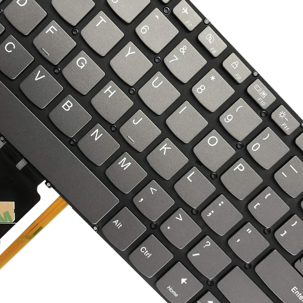Zahara Laptop US Keyboard with Backlit Replacement for Lenovo IdeaPad S340-15API S340-15 S340-15IML S340-15IWL S340-15IIL 81NC, 81N8, 81VW