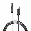 SLLEA USB PC Cable Cord for Autel MaxiSYS Diagnostic Scanner MS906 MS908 MaxiSYS Pro MS908P MaxiDAS DS708 USB 2.0 Male A to Male B Data Sync Cord Lead