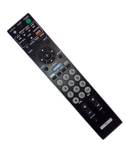 Replaced Remote Control Compatible for Sony KDL-40VE5 KDL-46BX420 KDL-26FA400 KDL-55BX520 KLV-40S510A KDL-40SL140 KDL40V5100 KDL40BX420 RMYD026