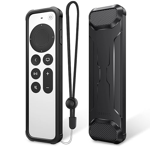 Fintie Protective Case for Apple TV Siri Remote 2021 2022 - Soft TPU Lightweight Anti Slip Shockproof Cover for for Apple TV 4K / HD Siri Remote