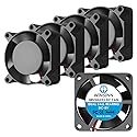 WINSINN DC 25mm Fan 5V 2510 Dual Ball Bearing Brushless Cooling 25mmx10mm 2PIN (Pack of 5Pcs)