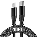 10FT USB C Charger Cable Cord Compatible for Samsung Galaxy z flip 4 5G, flip 3, flip 2, Galaxy z fold 4, Samsung fold 3, z fold 2 Wires for 5G flip