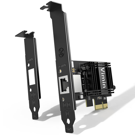 VIMIN 10G PCIe 4.0 x1 Network Card with Realtek RTL8127AT