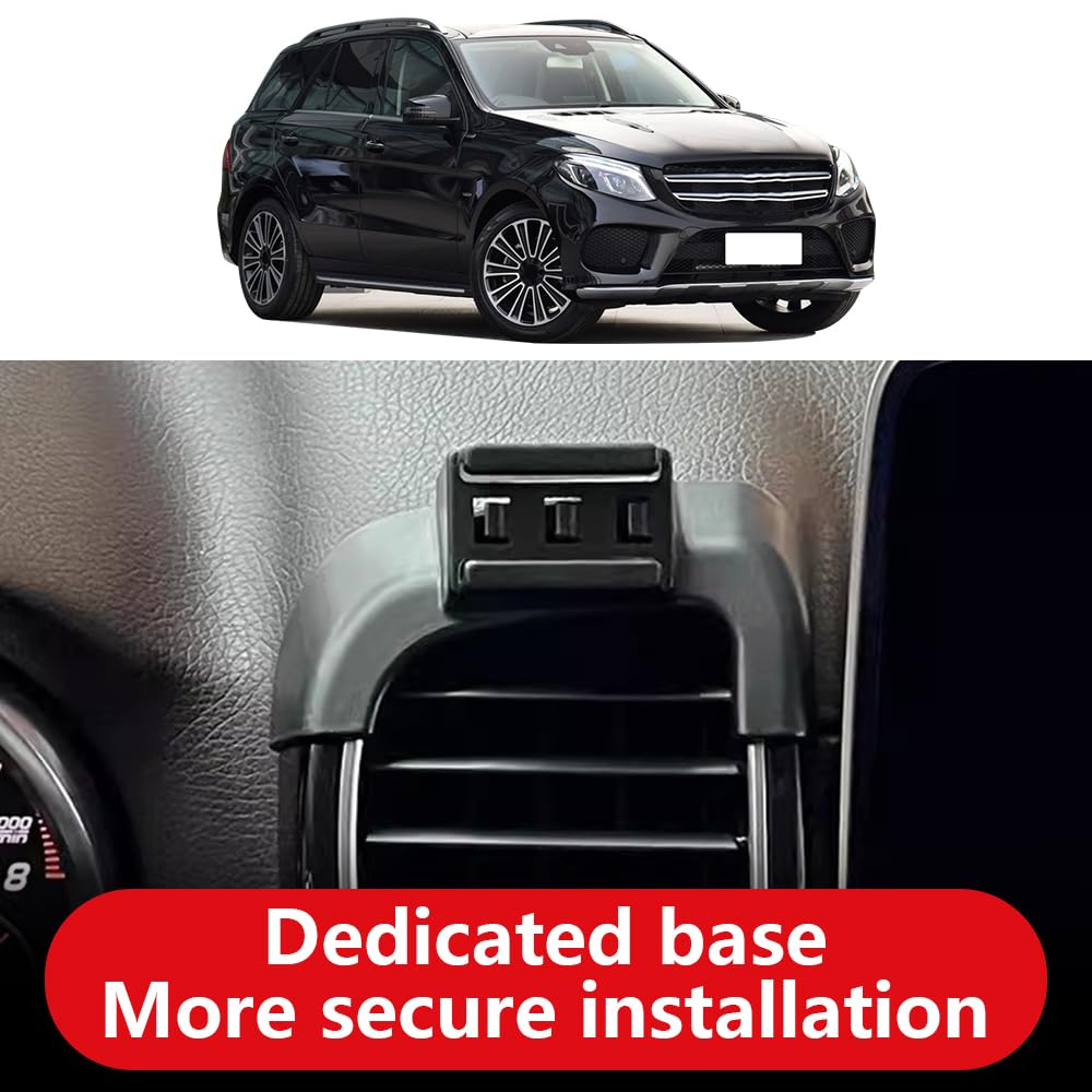 LUNQIN Car Phone Holder for Mercedes Benz GLE Class 2016-2019 ?GLS Class 2017-2019 Auto Accessories Navigation Bracket Interior Decoration Mobile Cell