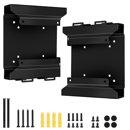 2 Pack Mini PC VESA Mount Compatible with HP Desktop Mini, Wall VESA and Under Desk Mount for HP Pro Mini 260 400,for HP ProDesk 400 405 600,for HP