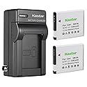 Kastar Battery (2-Pack) and AC Charger for Canon NB-8L NB8L CB-2LA CB-2LAE and Canon PowerShot A2200, PowerShot A3000 is, PowerShot A3100 is