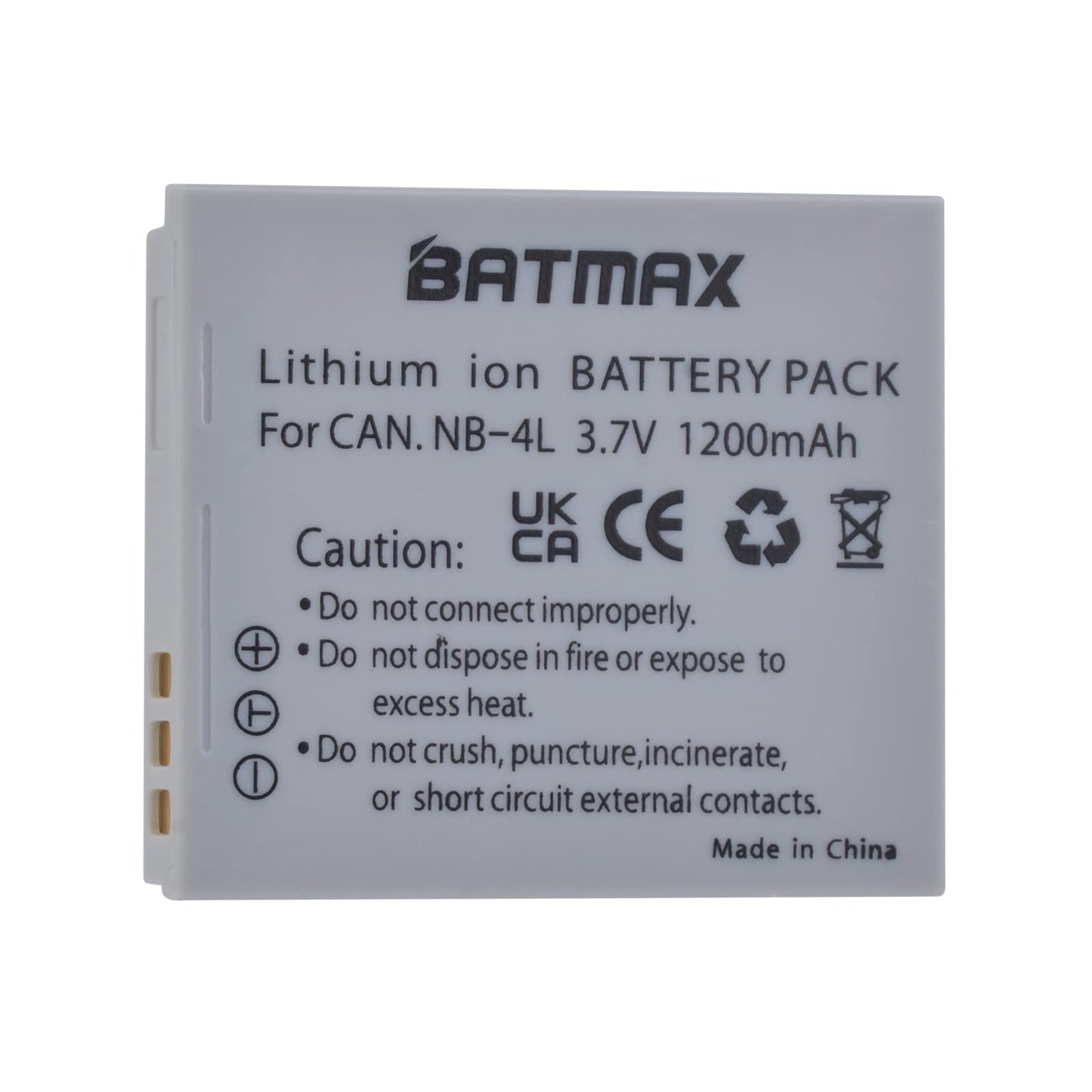 Batmax 2Pcs NB-4L Battery + LCD USB Charger for Canon PowerShot ELPH 100 HS,300 HS,SD400,SD600,SD750,SD780 is,SD960 is,SD1000,SD1100 is,310