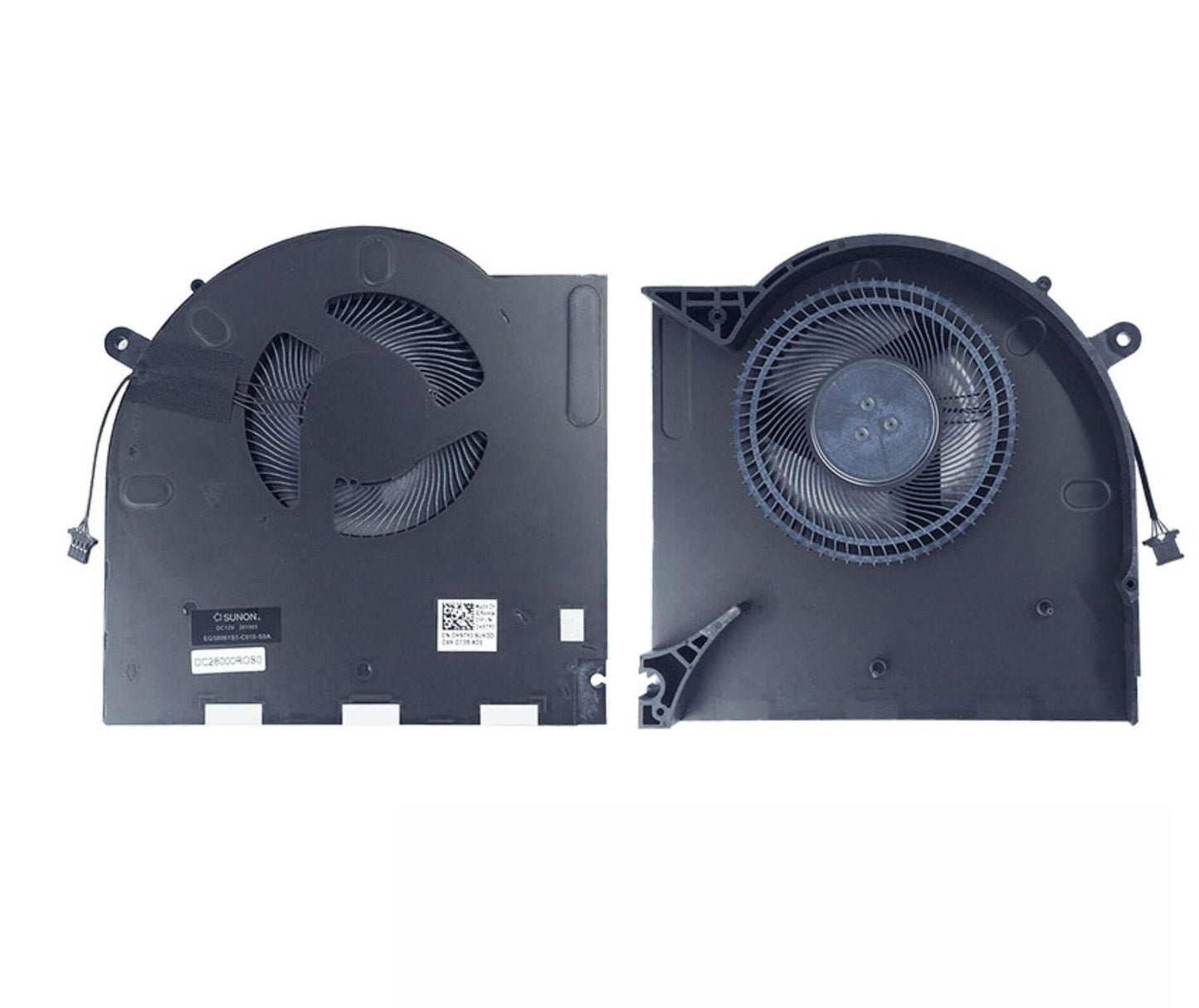 Fleshy Leaf CPU+GPU Cooling Fan Replacement for Dell Alienware M17 R3 R4 P45E Fan DC28000ROSL EG50061S1-1C010-S9A K13087 DC28000RNSL
