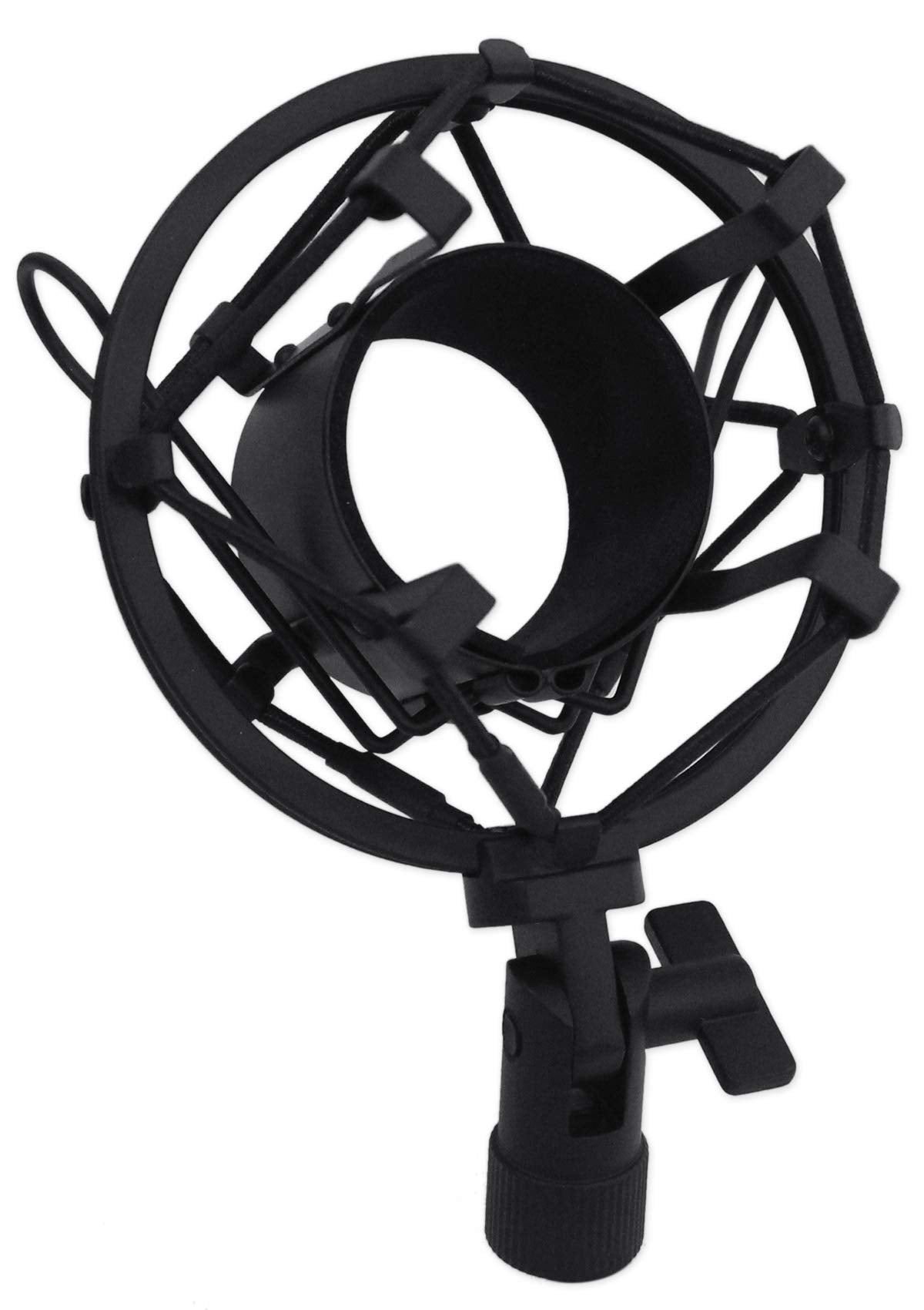 Rockville RCM01 Pro Studio Condenser Microphone, 200 Ohm, Cardioid Pattern, Metal Shock Mount, 30Hz-20kHz Frequency, XLR and 3.5mm Cables, for Vocals
