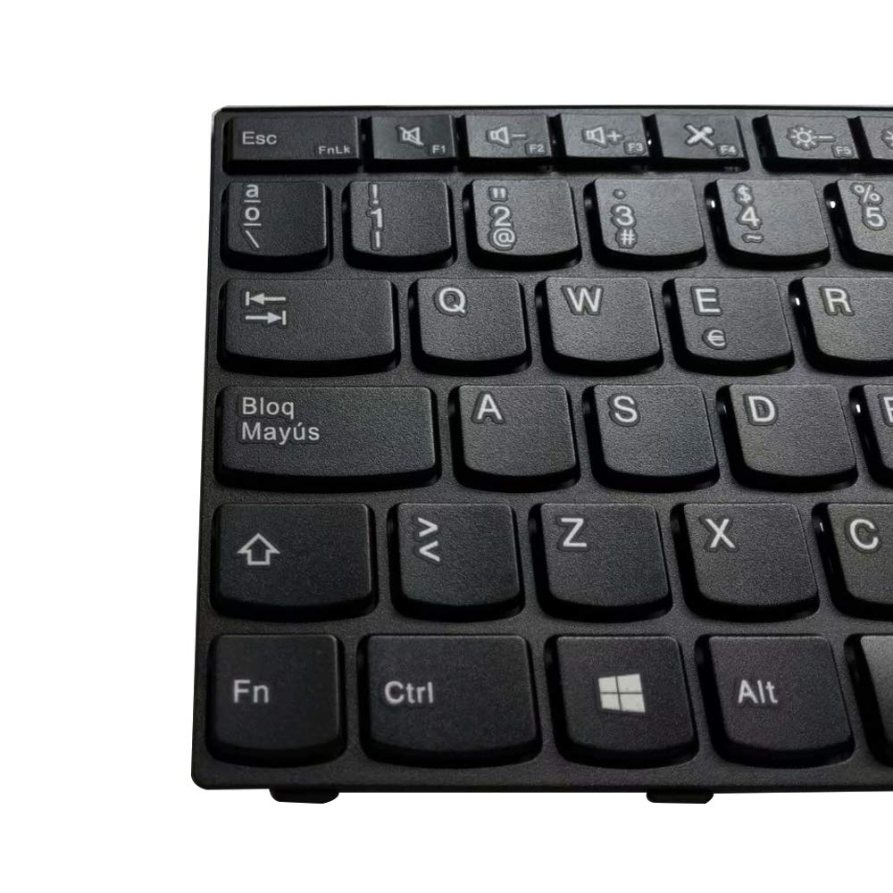 Laptop Replacement Keyboard Fit Lenovo ThinkPad E450 E455 E460 E465 Spanish Layout