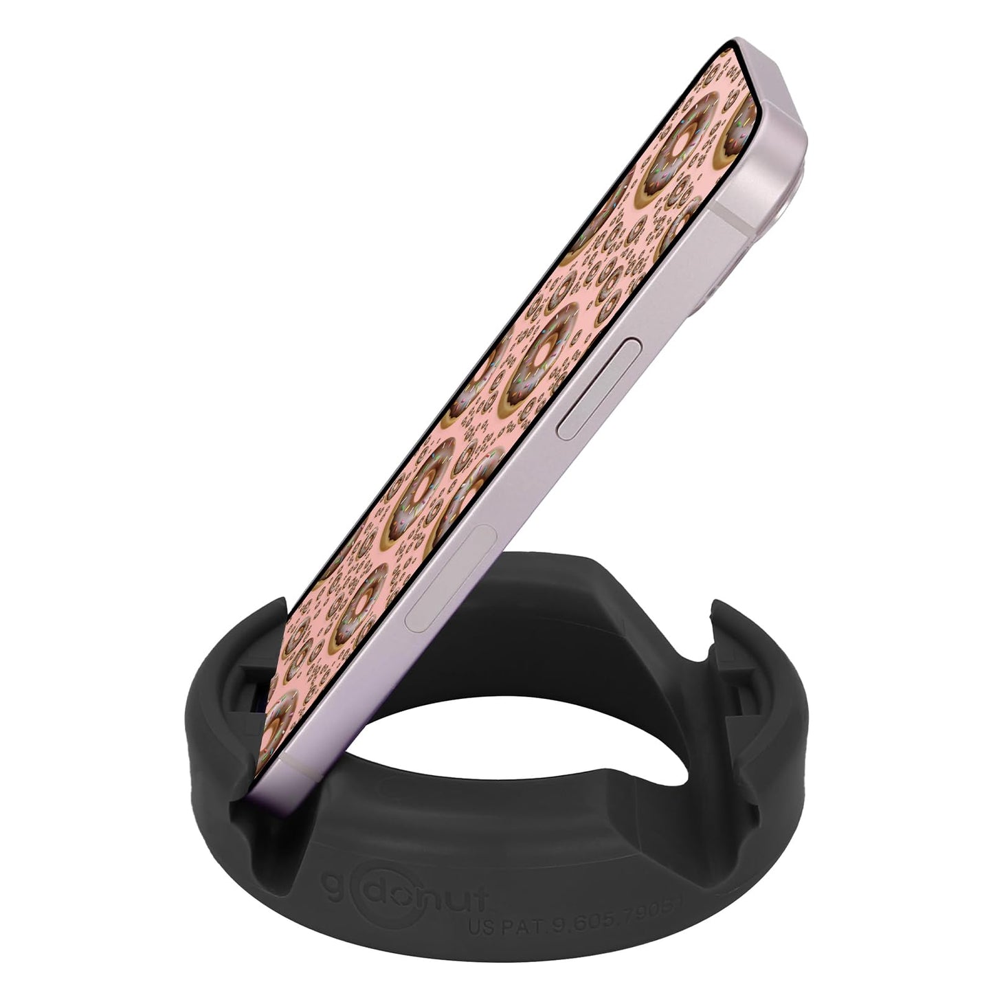GoDonut Original - Smartphone and Tablet Stand - Compatible with Devices UP to 0.5" Thick Including Protective Cases - for use at Work, at Home